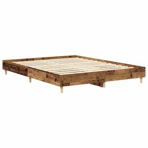 Rám postele bez matrace Staré dřevo 150x200 cm kompozitní dřevo - obrázek 7