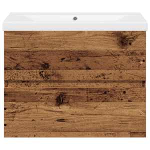 Skříňka se zápustným umyvadlem old wood - obrázek 5