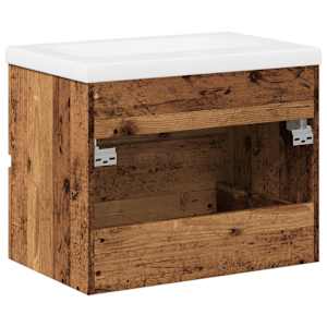 Skříňka se zápustným umyvadlem old wood - obrázek 8