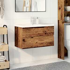 Skříňka se zápustným umyvadlem old wood - obrázek 3