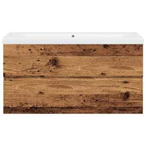 Skříňka se zápustným umyvadlem old wood - obrázek 5