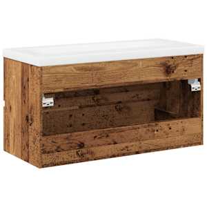 Skříňka se zápustným umyvadlem old wood - obrázek 8