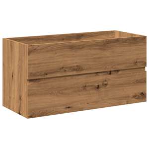 Skříňka se zápustným umyvadlem dub artisan - obrázek 6