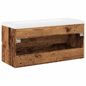 Skříňka se zápustným umyvadlem old wood - obrázek 8