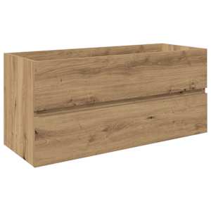 Umyvadlová skříňka s vestavěným umyvadlem a baterie dub artisan - obrázek 4