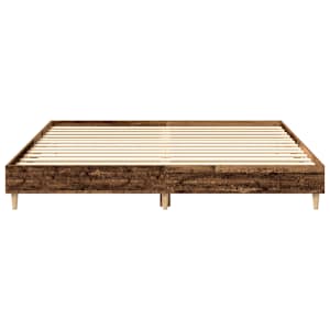 Rám postele bez matrace Staré dřevo 180x200cm Technické dřevo - obrázek 5