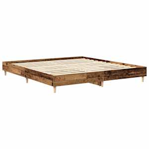 Rám postele bez matrace Staré dřevo 160x200cm Technické dřevo - obrázek 7