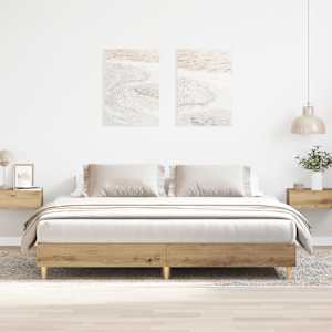 Posteljni okvir brez vzmetnice artisian hrast 160x200 cm