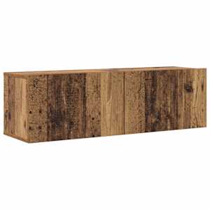 Nástěnné TV skříňky 6 ks Old Wood kompozitní - obrázek 5