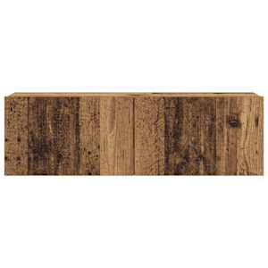 Nástěnné TV skříňky 6 ks Old Wood kompozitní - obrázek 6