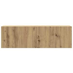 Nástěnné TV skříňky 4 ks dub artisan 100x30x30 cm kompozit - obrázek 5