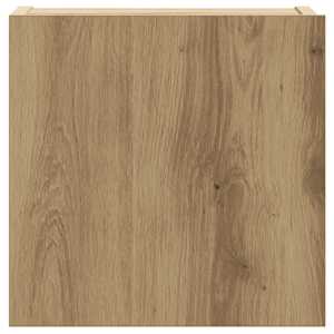 Sada 8 kusů nástěnné TV skříňka dub artisan kompozitní dřevo - obrázek 9
