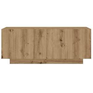 TV stolek s LED dub artisan 180x35x40 cm kompozitní dřevo - obrázek 9