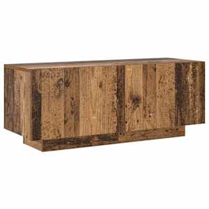 TV stolek s LED old wood 200x35x40 cm kompozitní dřevo - obrázek 9