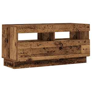 TV stolek s LED old wood 260x35x40 cm kompozitní dřevo - obrázek 6