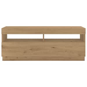 TV stolek s LED dub artisan 300x35x40 cm kompozitní dřevo - obrázek 7
