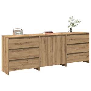 3 kosi Sideboard Artisan Oak Engineered Wood