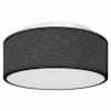 vidaXL Laelamp prožektoritega Must 30 x 30 x 13,5 cm kangas