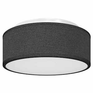 vidaXL Laelamp prožektoritega Must 30 x 30 x 13,5 cm kangas