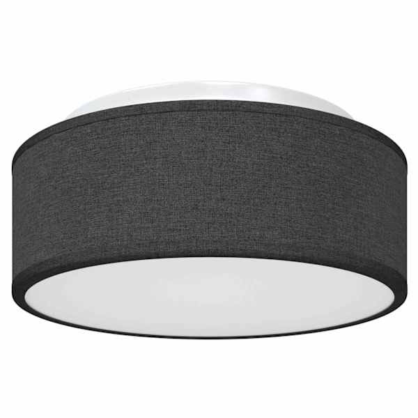 vidaXL Laelamp prožektoritega Must 30 x 30 x 13,5 cm kangas