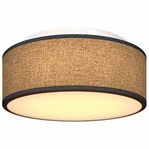 Stropní lampa s reflektory Černá 30 x 30 x 13,5 cm textil - obrázek 10