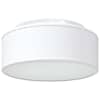 vidaXL Laelamp prožektoritega Valge 30 x 30 x 13,5 cm kangas