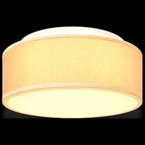Stropní lampa s reflektory Bílá 30 x 30 x 13,5 cm textil - obrázek 11
