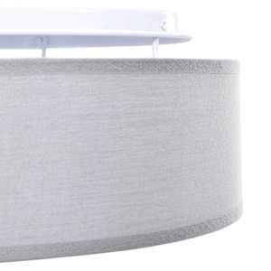 Stropní lampa s reflektory Šedá 30 x 30 x 13,5 cm textil - obrázek 8