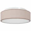 vidaXL Laelamp prožektoritega Pruunikashall 38 x 38 x 13,5 cm kangas