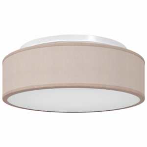 vidaXL Laelamp prožektoritega Pruunikashall 38 x 38 x 13,5 cm kangas