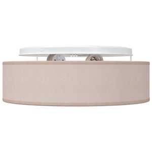 Stropní lampa s reflektory Taupe 38 x 38 x 13,5 cm textil - obrázek 5