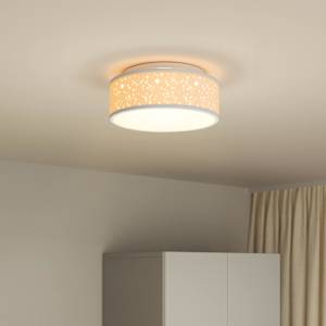 Stropní lampa s reflektory Šedá 30 x 30 x 13,5 cm textil - obrázek 4