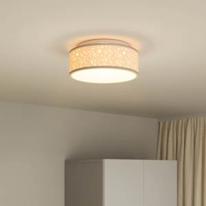 Stropní lampa s reflektory Taupe 30 x 30 x 13,5 cm textil - obrázek 4