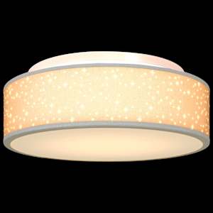 Stropní lampa s reflektory Šedá 38 x 38 x 13,5 cm textil - obrázek 11