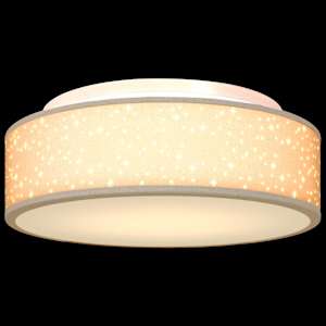 Stropní lampa s reflektory Taupe 38 x 38 x 13,5 cm textil - obrázek 11