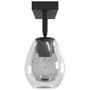 Stropní bodové světlo Černá 54 x 13 x 26 cm Sklo a kov - obrázek 7