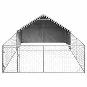 Venkovní psí kotec s výběhem 6x3x1,9 m pozinkovaná ocel - obrázek 3