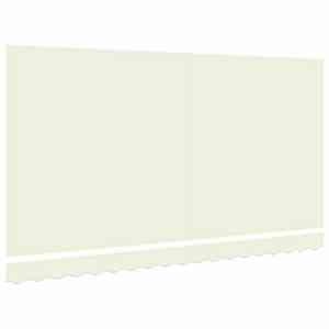Náhradní látka na markýzu Krémová 380 x 195 cm Polyester - obrázek 4