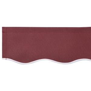 Náhradní látka na markýzu Bordó červená 330 x 195 cm Polyester - obrázek 6
