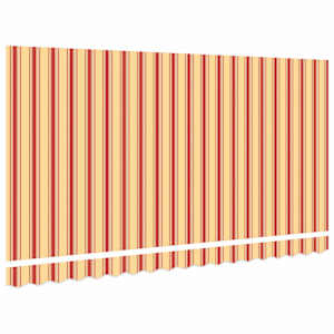 Náhradní látka na markýzu Žlutá a oranžová 380 x 195 cm - obrázek 4