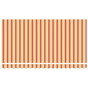Náhradní látka na markýzu Žlutá a oranžová 380 x 195 cm - obrázek 5