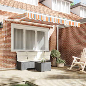 Náhradní látka na markýzu Vícebarevný 235 x 195 cm Polyester - obrázek 3