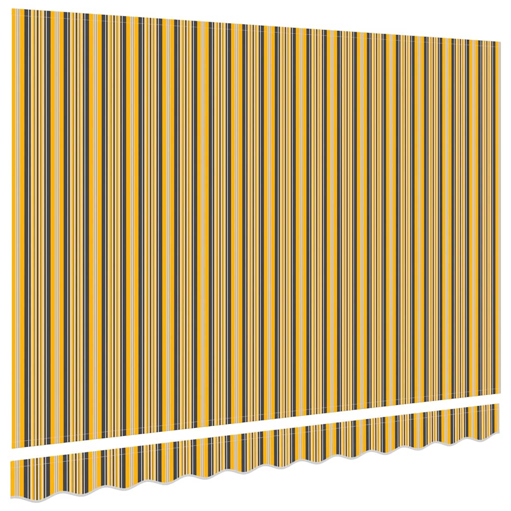 Vervangingsdoek voor zonnescherm Oranje en Zwart 2,5 x 2 m image 4