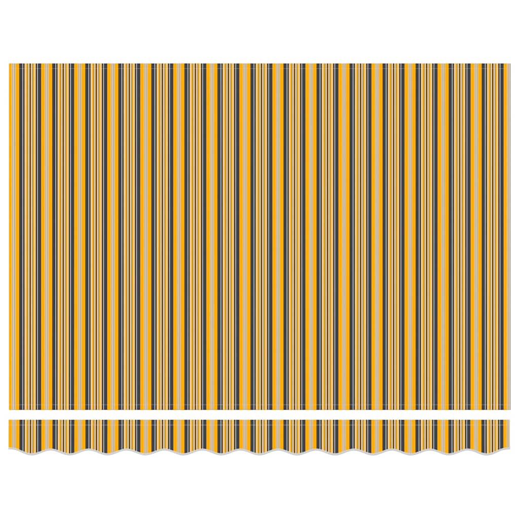 Vervangingsdoek voor zonnescherm Oranje en Zwart 2,5 x 2 m image 5