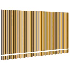 Náhradní látka na markýzu Vícebarevný 380 x 195 cm Polyester - obrázek 4