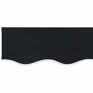 Náhradní látka na markýzu Černá 580 x 295 cm Polyester - obrázek 6