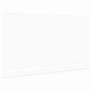 Náhradní látka na markýzu Bílá 380 x 195 cm Polyester - obrázek 4