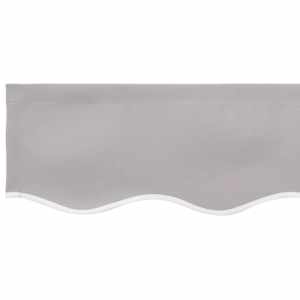 Náhradní látka na markýzu Světle šedá 280 x 245 cm Polyester - obrázek 6