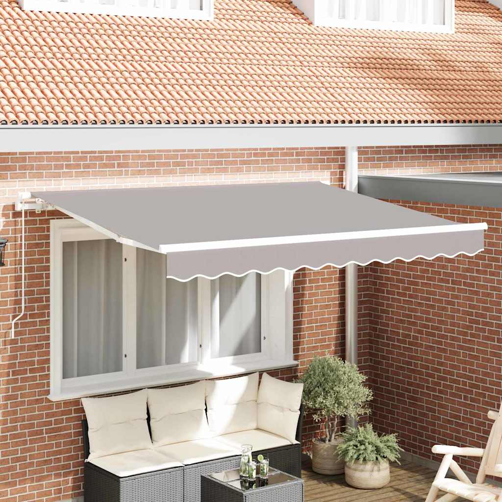 Markiisin korvaava kangas 3.5x2.5 m runkoon Vaaleanharmaa