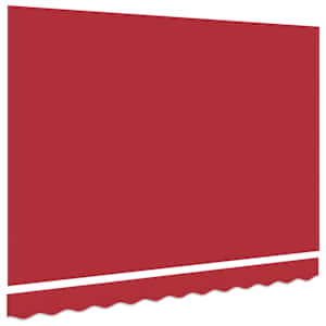 Náhradní látka na markýzu Červená 330 x 195 cm Polyester - obrázek 4